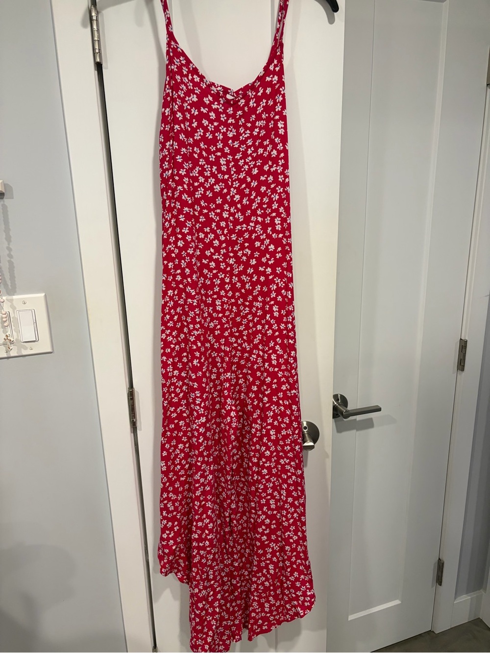 Vince Camuto Red Floral Jumpsuit